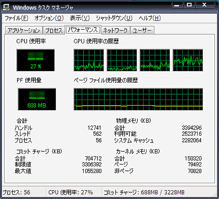 タスクマネージャ