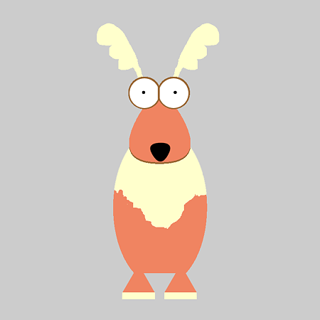トナカイのオリジナルキャラクター