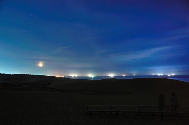 鳥取砂丘 夜 写真共有サイト フォト蔵