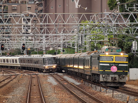 トワイライトエクスプレス 普通列車とかぶりorz