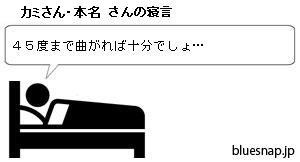 カミさん・本名。　何を曲げてんでしょう？