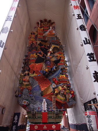 05 博多祇園山笠 飾り山 呉服町駅 2012年 清盛平定功(きよもりへいていのいさおし)写真画像