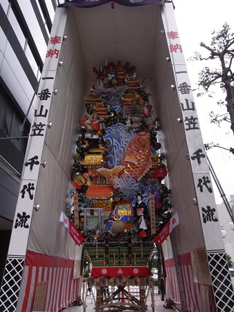 07 博多祇園山笠 飾り山 千代流 2012年 大当十日恵比須(おおあたりとおかえべす)写真画像
