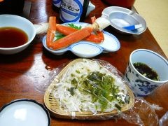 うどん カニ