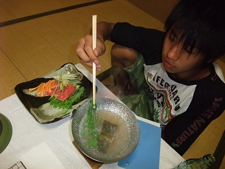 松阪牛のしゃぶしゃぶ