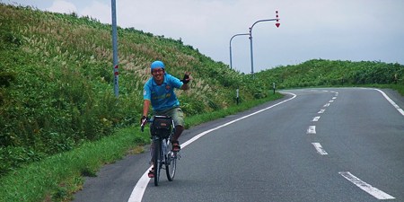 宗谷丘陵での僕。