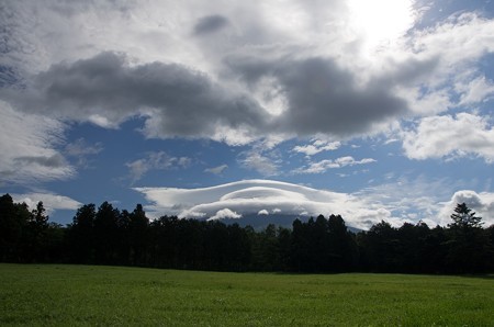 笠雲富士山