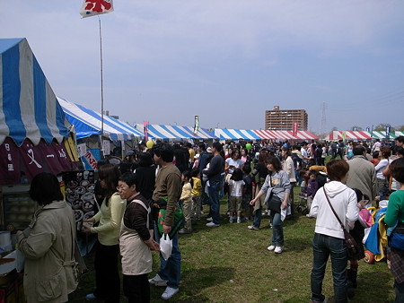 尾久の原公園シダレザクラ祭り(2008/4/12)
