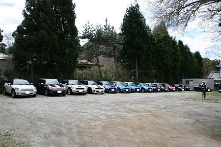 バンブー駐車場にて